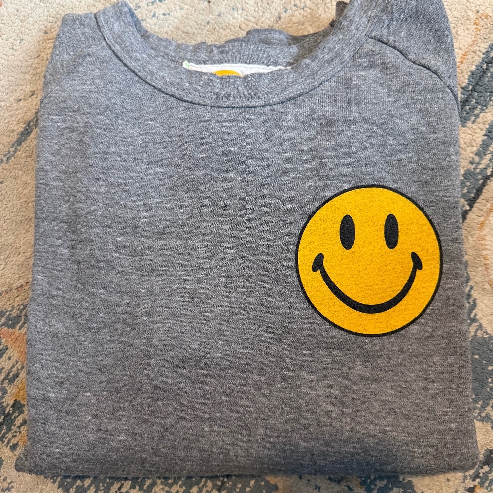 Aviator Nation smiley sweatshirt (S)